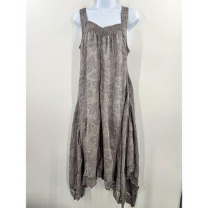 Intimately Free People Women Size Medium Gray Always Been You Maxi Romper